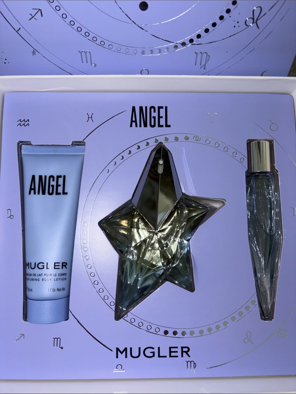 Mugler Angel Fragrance Gift Set - Lavender and Gold